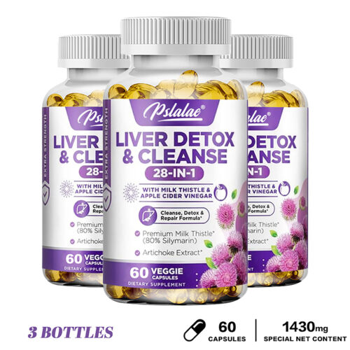 28-In-1 Liver Detox & Cleanse 1430mg -Immune Health, Repair Formula, Fast-Acting - Picture 12 of 13