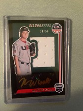 2022 Panini Stars & Stripes Silhouettes Black MATTHEW WYATT Jersey/Gold Auto /50