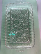 Mid Century Modern Colonial Lady Bullseye Tray