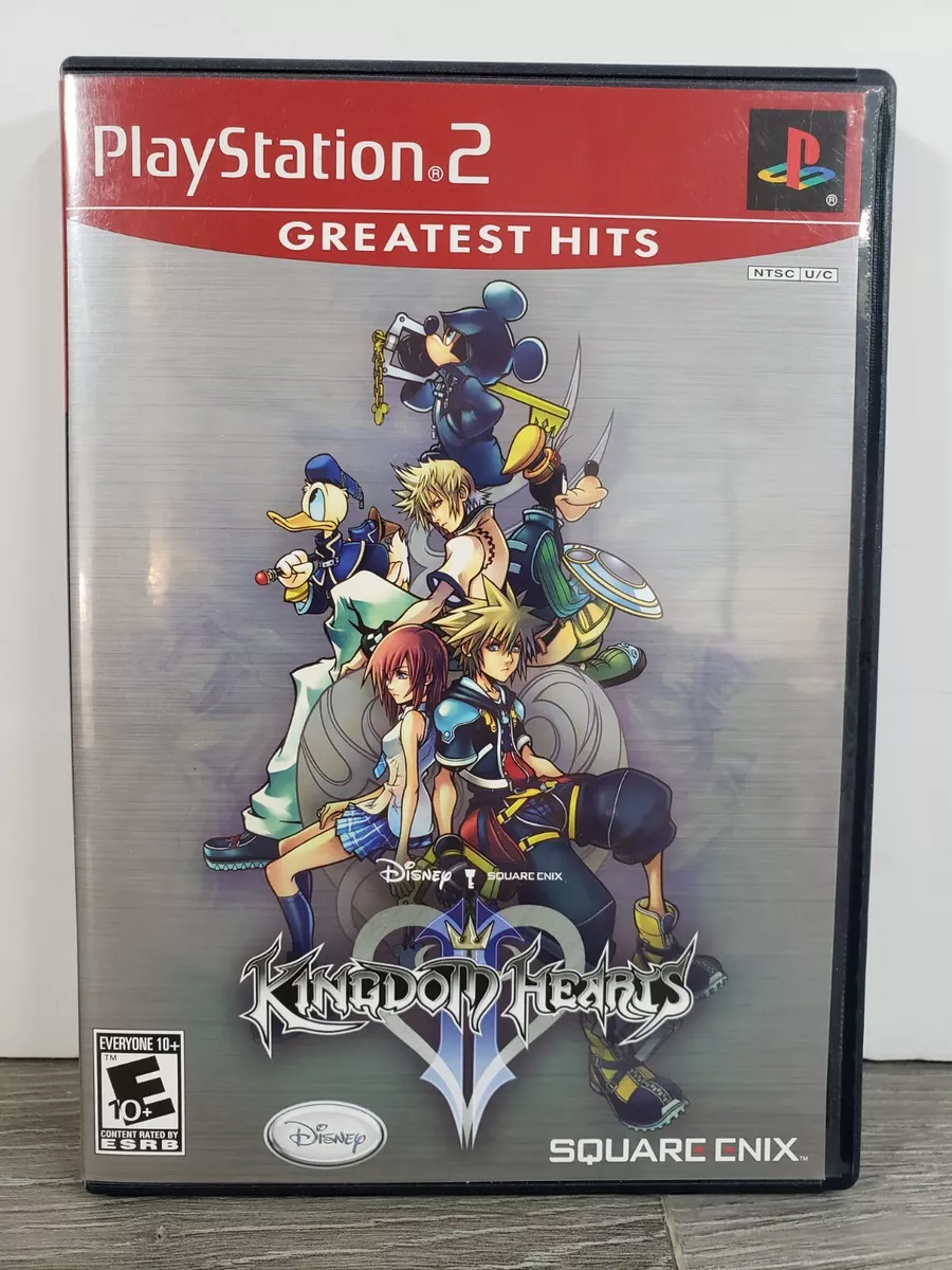 Kingdom Hearts 2 Sony Playstation 2 PS2 Complete Manual Tested