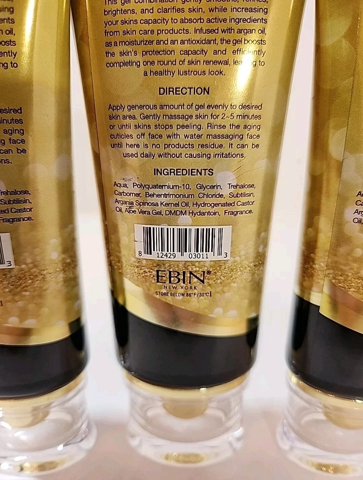 NEW LOT OF 3 EBIN Enzyme Exfoliator Revitalizing Cleanser Sensitive Skin 3.52 oz - Image 4 of 4