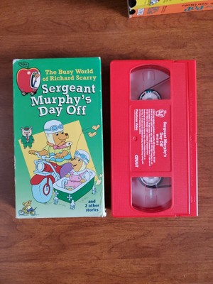 Polygram music video vhs the busy world of Richard scarry sergeant murphy's Day off (780063530132)