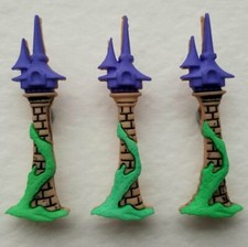 Craft Buttons TANGLED TOWER Disney Rapunzel Princess Fairy Tale Fairytale Castle