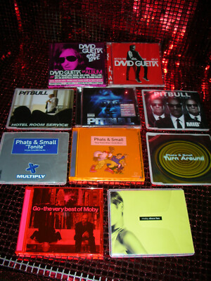 10 Disco Dance Electro Interpreten Exemplare - (Nwtg. erh. aus Archiv) 90's/2000