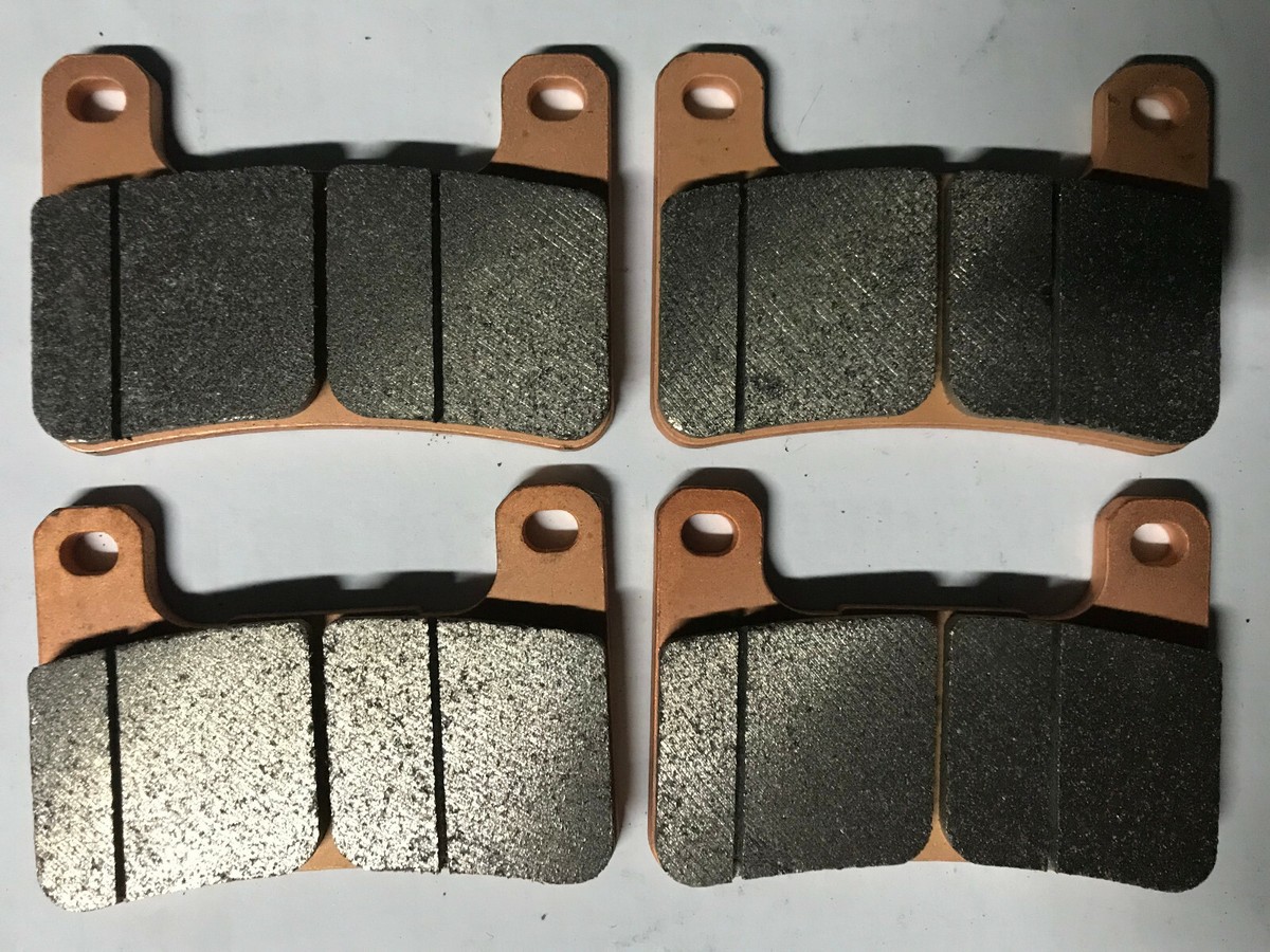 専用1 2pr Front Sintered Brake Pads Fits KAWASAKI ZX6R NINJA 2013 2015