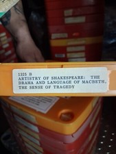 16mm educational film: THE DRAMA AND LANGUAGE OF MACBETH, SENSE OF TRAGEDY