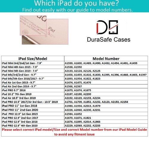iPad 10.2" 8th 7th Gen 10.9 Pro 9.7 12.9 10.5 Case PU Leather Back Cover Pink - Picture 12 of 91