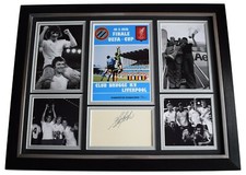 Kevin Keegan Signed Autograph framed 16x12 photo display UEFA Cup 1976 Liverpool
