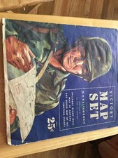 Victory Map Set Published By The Pure Oil Company
