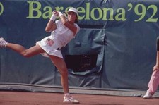 USA Jennifer Capriati during gold medal singles match vs DEU Steff- Old Photo