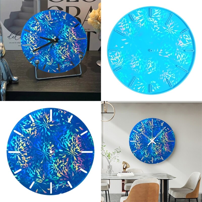 Clock Pendulums Mold DIY Epoxy Resin Holographics Jewelry Molds Silicone Mould