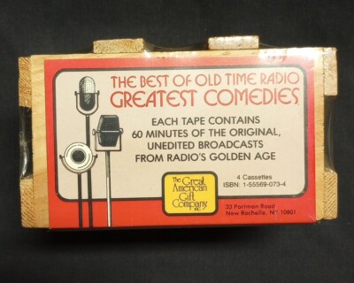 Best Of Old Time Radio Greatest Comedies 4 Cassettes Groucho Marx Jack Benny NEW