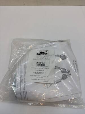 Condor 35KU97 6' 310 lb. Weight Capacity Self-Retracting Lifeline Device Black