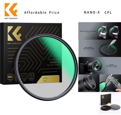 K&F Concept NANO-X 127mm Circular Polarizing Filter 28 Layer Multi-coated Filter