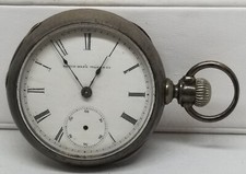 MAPW12 Est. 1883 Elgin .800 Pocket Watch, Grade 6, Size 18s, 7 J, Not Working.