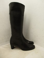 Cole Haan Womens Black Leather Knee High Boots Sz 5.5 B Style D13630