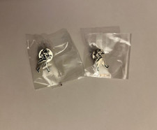 Lot Of 2 Johnnie Walker Hat Lapel Pins Johnny Walker Walking Striding Man Logo