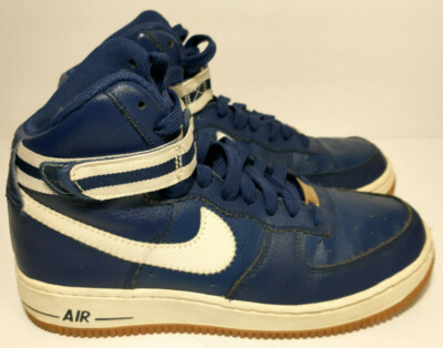 Nike Air Force High GS Coastal Blue Shoes 653998-410 Boys US UK 6,  EU 39