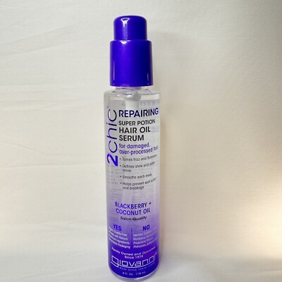 2chic Repairing Super Potion Hair Oil Serum - Blackberry & Coconut