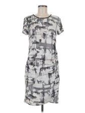 Simply Vera Vera Wang Women Gray Casual Dress M
