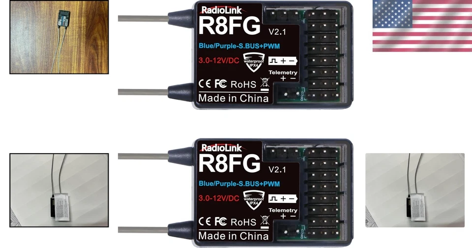 Long Range Control Receiver for RC Car Boat 600m Telemetry - Image 2 of 4