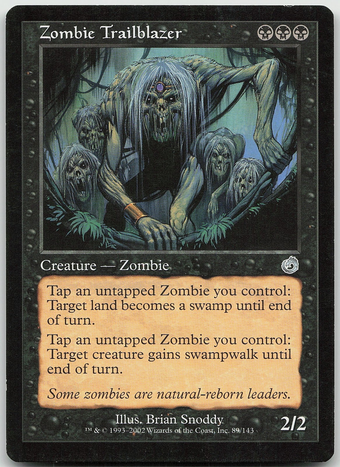 Zombie Trailblazer Uncommon Torment LP MTG