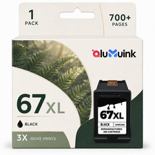 67XL Ink Cartridge Compatible for DeskJet 2723e, 2724, 2725, 2732, 2742e, 2752e