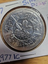 1978 commonwealth games silver dollar - 50% silver