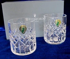NEW WATERFORD CRYSTAL MILLY TUMBLER PAIR #40005548 BRAND NIB RARE SAVE$ F/SH
