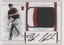 2017 Panini National Treasures 27/99 Braden Shipley #166 Auto 0c6