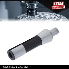 R8 TO 6JT DRILL CHUCK ARBOR R8 SHANK TO JACOBS TAPER JT6 ADAPTER