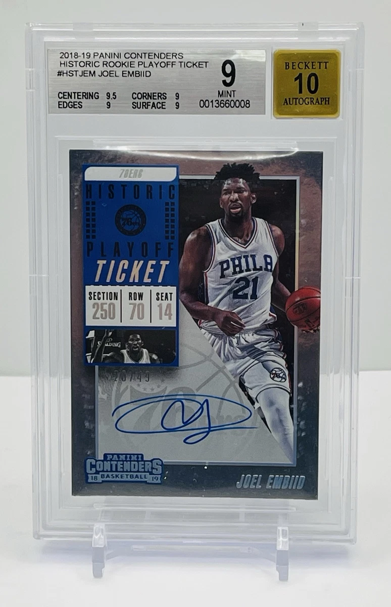 Joel Embiid 10 Graded Basketball Rookie Sports Trading Cards