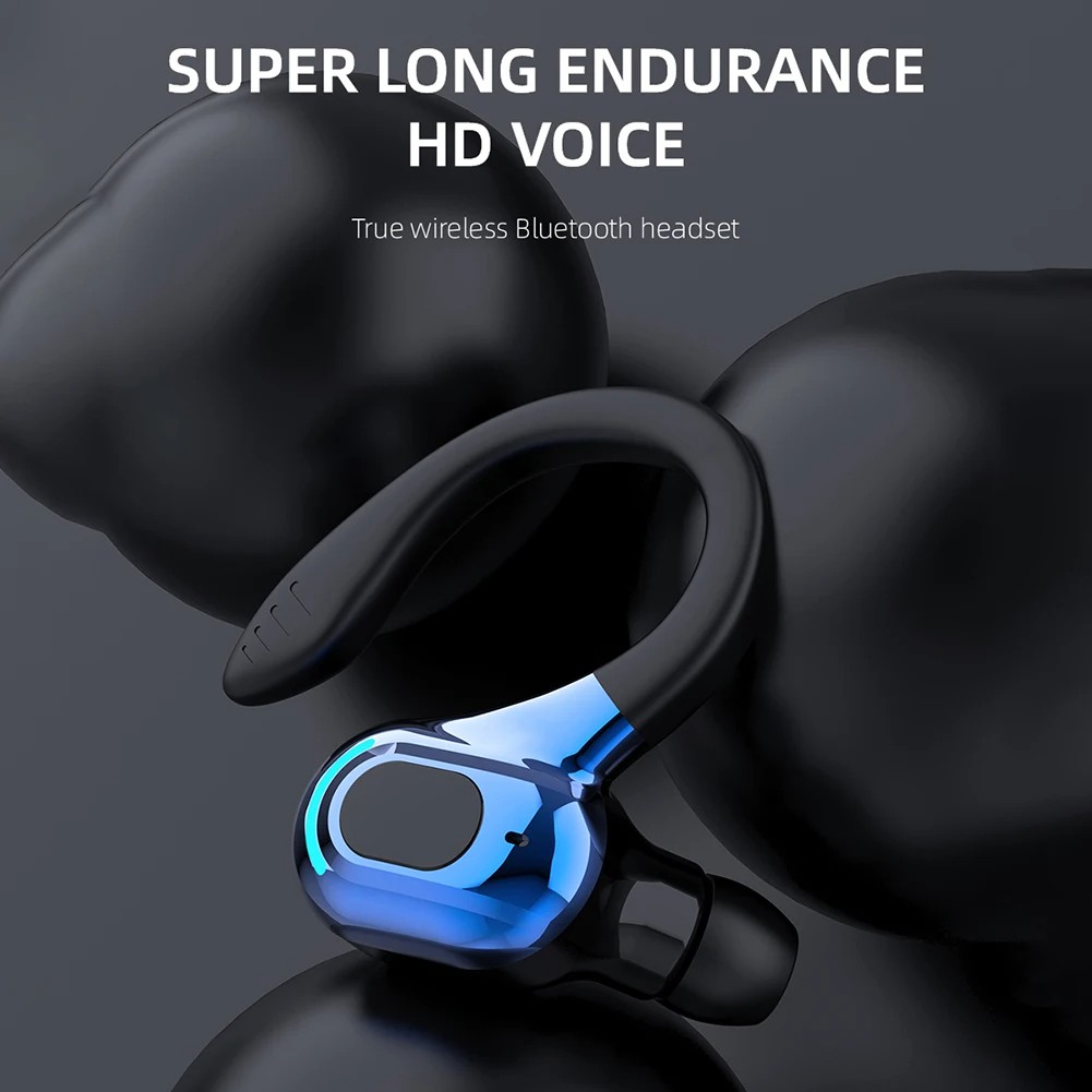 Audífonos inalámbricos Bluetooth 5.2 con gancho para la oreja, estéreo, lote, imagen 5