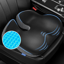 Gel Wedge Car Seat Cushion For Driving Relieves Tailbone Pain Composite Gel Mem