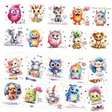 Valentines Tattoos for Kids Temporary Valentine's Day Tattoo Individual for