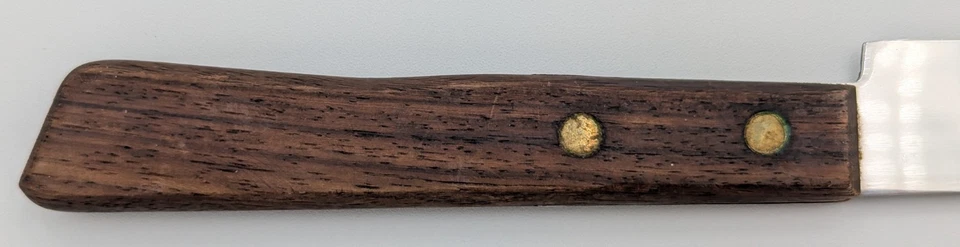 Cuchillo para tallar pan dentado vintage de acero inoxidable, rebanado, hecho en Japón Foto 4 de 4