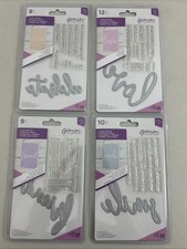 Crafters Companion Gemini - Die  Clear Stamps Words  Sayings YOU PICK New