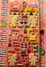 Vintage Japanese Heisei Retro Y2K Dress-up Sanrio Hello Kitty Sticker Sheet