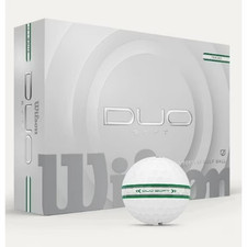 3 Dozen 36 Brand New Wilson Staff Duo Soft Golf Balls WHITE 2025 TRK360 GRN