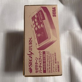 SEGA SATURN HSS-0136 Virtua Stick Joystick w/box Japan Edition