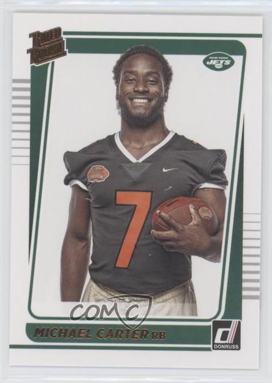 2021 Panini Donruss Rated Rookie Portrait Michael Carter #268 0h3v