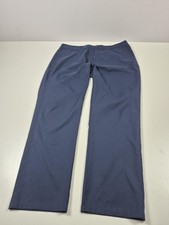 Mizzen+Main Baron Pants Mens 38x32 Blue Athletic Tapered Performance Slacks