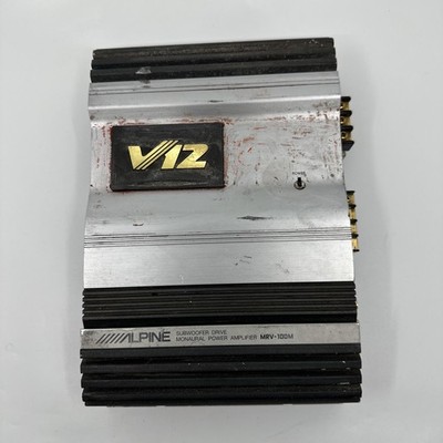 Alpine MRV-100M Rare Amplifier Untested Selling For Parts