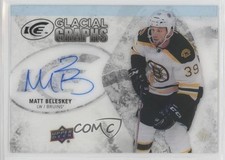 2016-17 Upper Deck Ice Glacial Graphs Matt Beleskey #GG-MB Auto 19ed