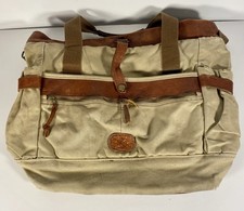 Territory Ahead Canvas and Leather Messenger Tote Bag Made in USA