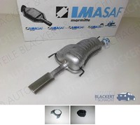 Imasaf ESD Auspuff Endtopf für Opel Astra G Coupe/Cabrio 2.2 DTI 74/92KW Steck
