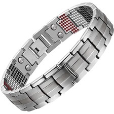 Titanium Power Magnetic Bracelet for Men, Therapy Bracelet for Arthritis Pain