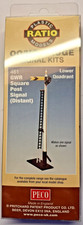 Ratio 461 GWR Square Post Lower Quadrant Signal (Distant) Plastic Kit OO/HOGauge