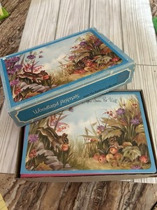 Woodland Animals Rainbow Collection Greeting Cards