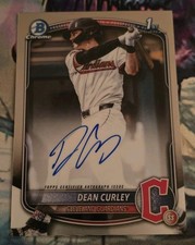 2025 Bowman Draft Chrome Dean Curley Base Auto #CPA-DC Guardians